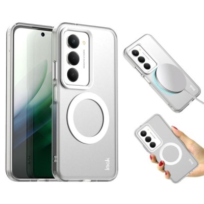 Xiaomi Redmi 15 4G / Redmi 15 5G "IMAK" Candy MagSafe matt kõva silikoon (TPU) ümbris – valge | Priedai.lt