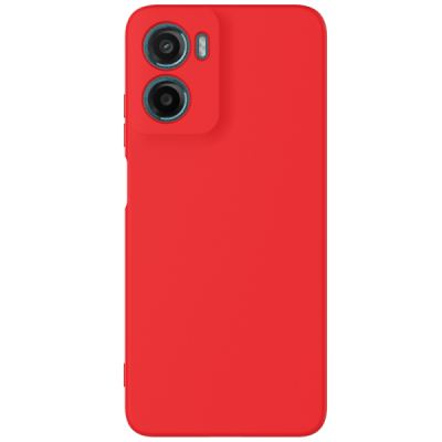 Motorola Moto G06 4G "Shell" kõva silikoon (TPU) tagakaane punane - ümbris | Priedai.lt
