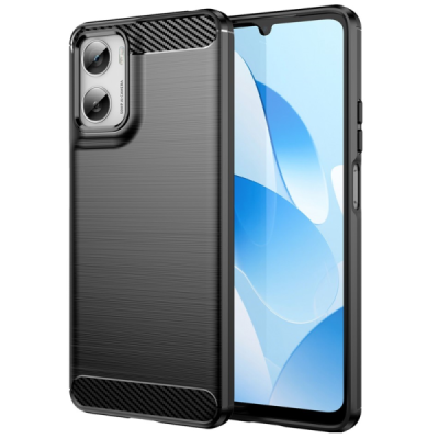 Motorola Moto G06 4G / G06 Power 4G "Carbon" kõva silikoon (TPU) tagakaane must - ümbris | Priedai.lt