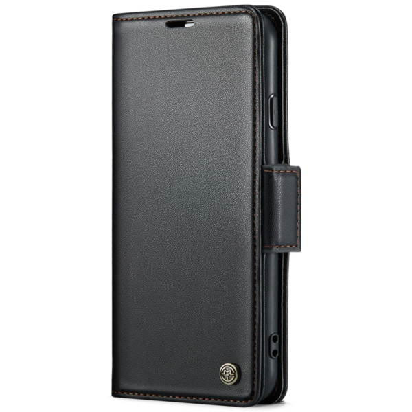 "CaseMe" Leather tahke kaaned - must (iPhone 6 / 7 / 8 / SE 2020 / SE 2022)