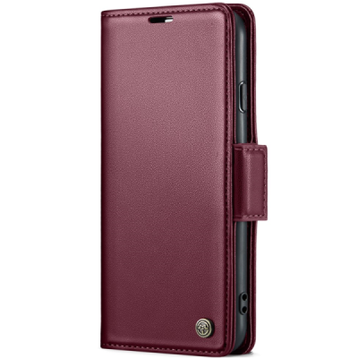 iPhone 6 / 7 / 8 / SE 2020 / SE 2022 CaseMe Leather tahke nahk kaaned - burgundia | Priedai.lt