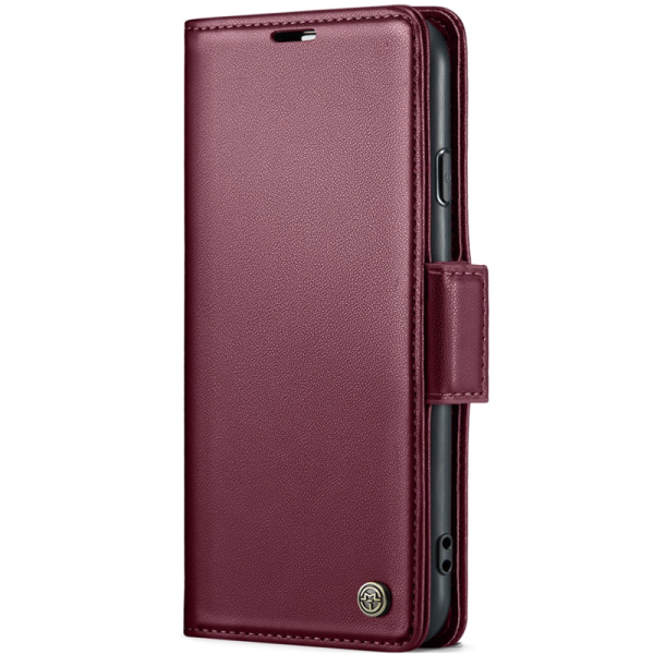 "CaseMe" Leather tahke kaaned - burgundia (iPhone 6 / 7 / 8 / SE 2020 / SE 2022)