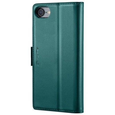 iPhone 6 / 7 / 8 / SE 2020 / SE 2022 CaseMe Leather tahke nahk kaaned - roheline | Priedai.lt