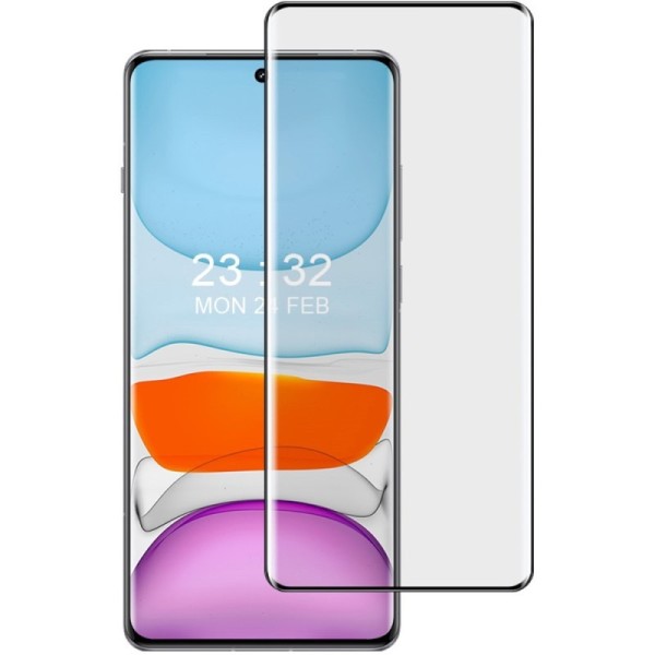 "IMAK" Tempered Glass täielik katvus kaitsev ekraaniklaas - must (OnePlus 12)