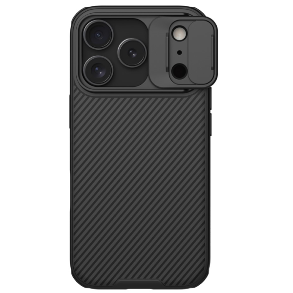 "Nillkin" CamShield Pro Magnetic ümbris - must (iPhone 17 Pro)