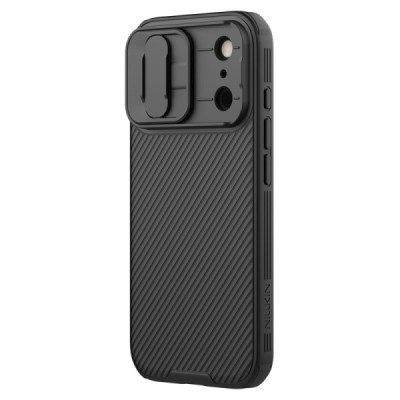 Apple iPhone 17 Pro "Nillkin" CamShield Pro Magnetic must ümbris | Priedai.lt