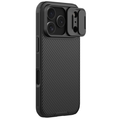 Apple iPhone 17 Pro "Nillkin" Camshield Pro tagakaane must - ümbris | Priedai.lt