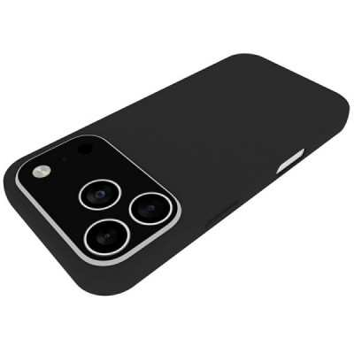 Apple iPhone 17 Pro kõva silikoon (TPU) tagakaane must - ümbris | Priedai.lt