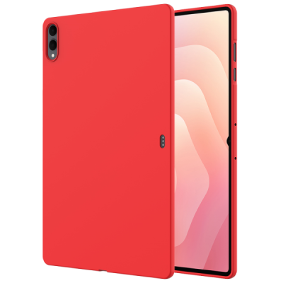 Samsung Galaxy Tab S11 Ultra Shell kieto silikono TPU raudonas dėklas - nugarėlė | Priedai.lt