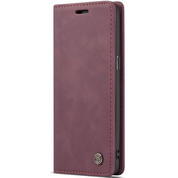 "CaseMe" Retro tahke kaaned - burgundia (Galaxy S8)
