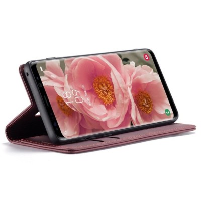 Samsung Galaxy S8 CaseMe Retro tahke nahk kaaned - burgundia | Priedai.lt