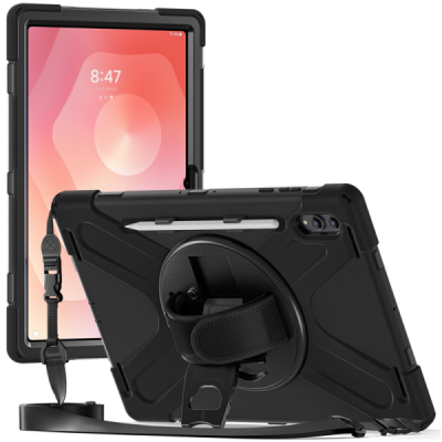 Samsung Galaxy Tab S11 Ultra Tugevdatud turvalisus (360°) ümbris - must | Priedai.lt