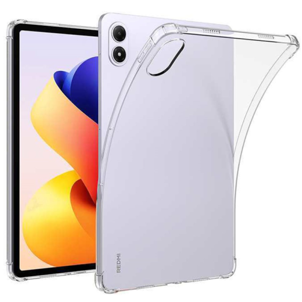 Tugevdatud kaitsega kõva silikoonist (TPU) korpus - läbipaistev (Redmi Pad 2 Pro)