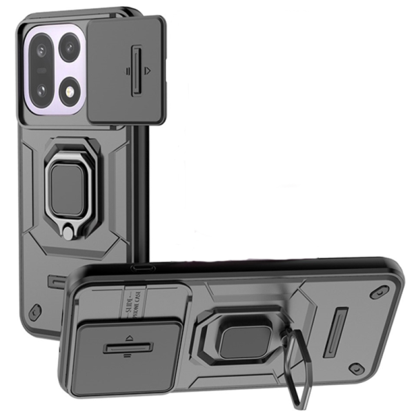 "Mozhi" Kickstand Tugevdatud turvalisus ümbris - must (OnePlus 15)