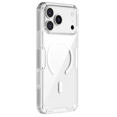 "Nillkin" Nature TPU Pro Magnetic MagSafe Apple iPhone 17 Pro läbipaistev kaaned - ümbris | Priedai.lt
