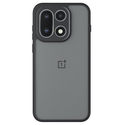 OnePlus 15 "Mofan" läbipaistev kõva silikoon (TPU) ümbris – must | Priedai.lt