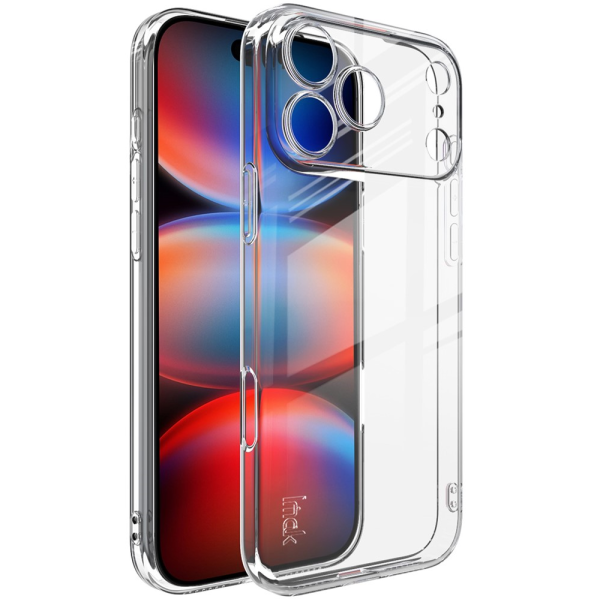 "IMAK" UX-5 Kõva silikoon (TPU) ümbris - läbipaistev (iPhone 17 Pro)