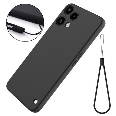 "Shell" kõva silikoon (TPU) ümbris – must (Nothing Phone 3a Lite)