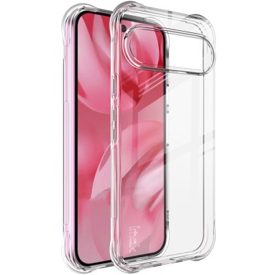 "Imak" tugevdatud turvalisus kõva silikoon (TPU) airbag ümbris - läbipaistev (Pixel 10 / 10 Pro)