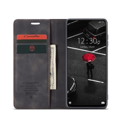 "CaseMe" Retro tahke kaaned - must (Mi 10T / 10T Pro)