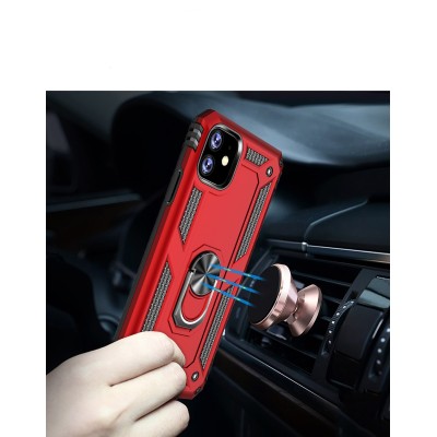 "Mozhi" Kickstand Tugevdatud turvalisus ümbris - punane (iPhone 11 Pro)