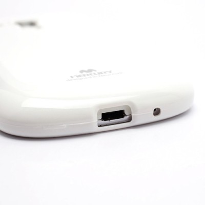 Samsung Galaxy S3 mini i8190 baltas Mercury kieto silikono (TPU) dėklas - nugarėlė / Priedai.lt