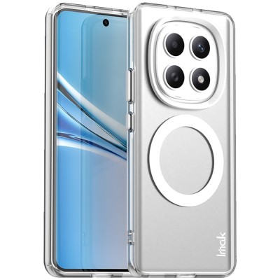"IMAK" Candy MagSafe matt kõva silikoon (TPU) ümbris – valge (Redmi Note 15 5G / Redmi Note 15 4G / Poco M8)