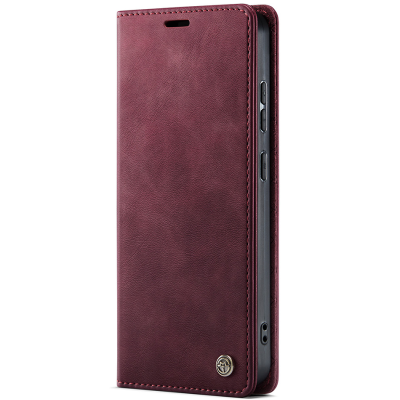 "CaseMe" Retro Skin ahke kaaned - burgundia (Poco M8 Pro / Redmi Note 15 Pro+)