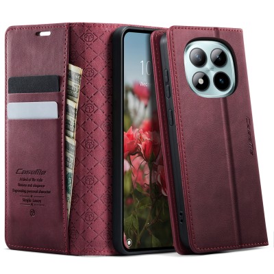 "CaseMe" Retro Skin ahke kaaned - burgundia (Poco M8 Pro / Redmi Note 15 Pro+)