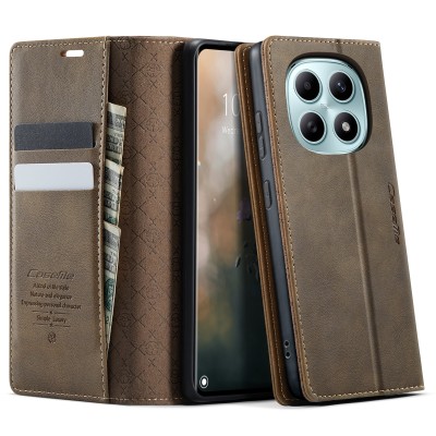 "CaseMe" Retro Skin ahke kaaned - pruun (Poco M8 / Redmi Note 15 5G)