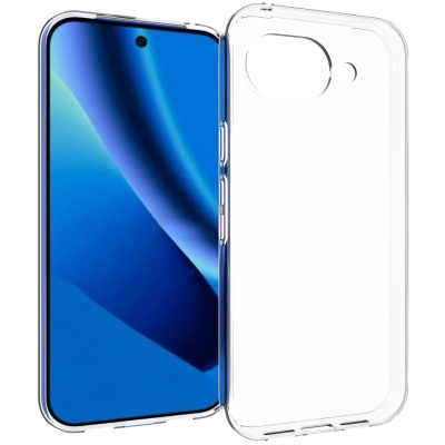 Kõva silikoon (TPU) ümbris – läbipaistev (Pixel 10a)