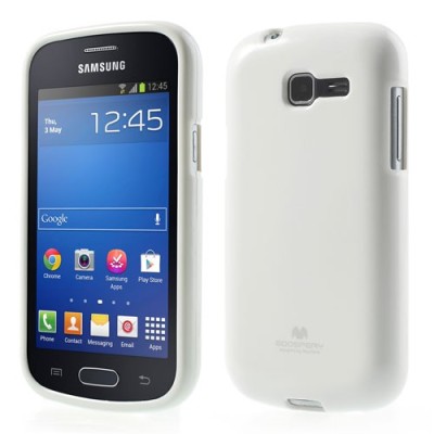 Samsung Galaxy Trend Lite (S7390, S7392) baltas Mercury kieto silikono (TPU) dėklas / Priedai.lt