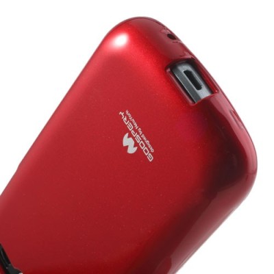 Samsung Galaxy Trend Lite (S7390, S7392) raudonas Mercury kieto silikono (TPU) dėklas / Priedai.lt