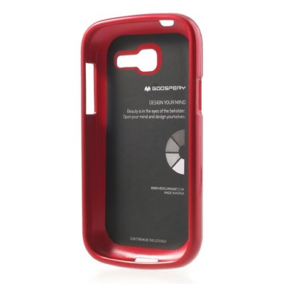 Samsung Galaxy Trend Lite (S7390, S7392) raudonas Mercury kieto silikono (TPU) dėklas / Priedai.lt