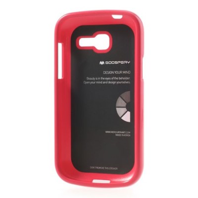 Samsung Galaxy Trend Lite (S7390, S7392) rožinis Mercury kieto silikono (TPU) dėklas / Priedai.lt