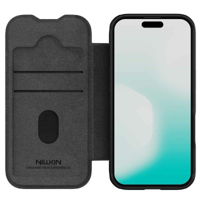 „Nillkin“ Qin Pro tahke kaaned - must (iPhone 17)