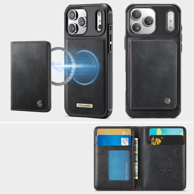 „CASEME“ Wallet kaaned - must (iPhone 17 Pro)
