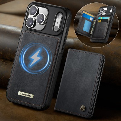 „CASEME“ Wallet kaaned - must (iPhone 17 Pro)