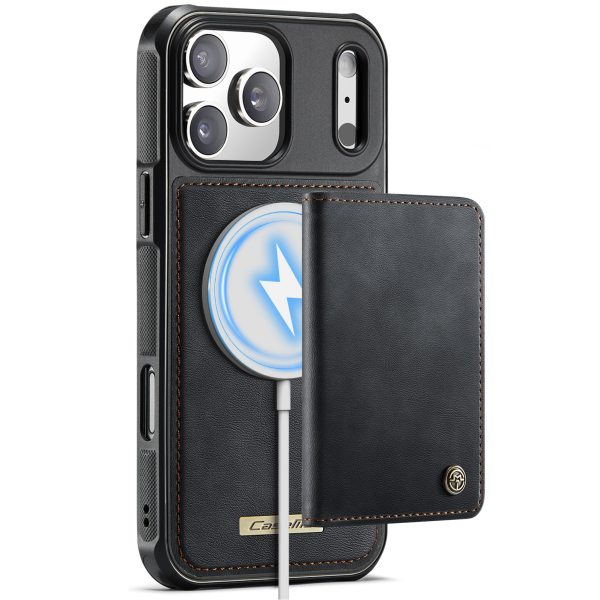 „CASEME“ Wallet kaaned - must (iPhone 17 Pro)