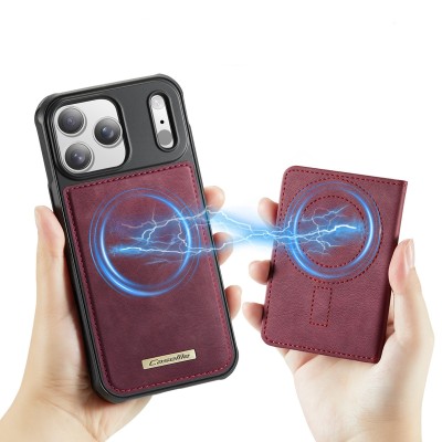 „CASEME“ Wallet kaaned - burgundia (iPhone 17 Pro)