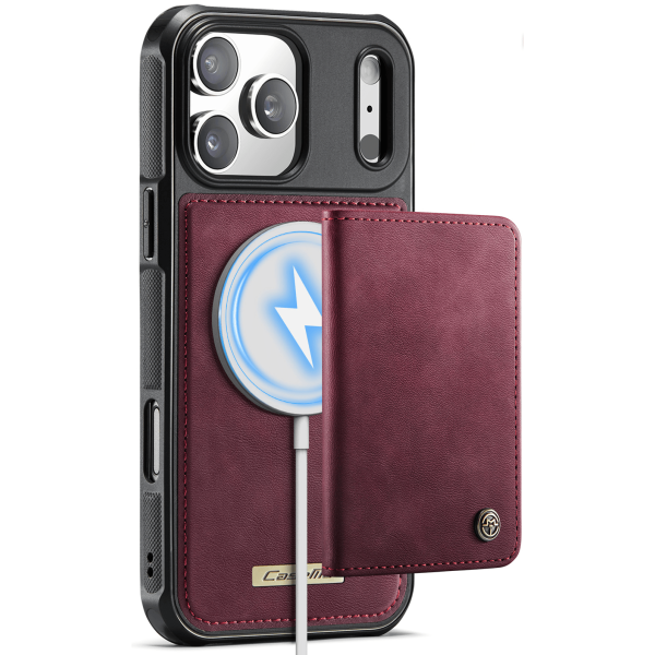 „CASEME“ Wallet kaaned - burgundia (iPhone 17 Pro)