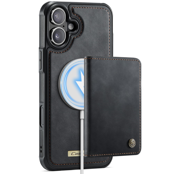 „CASEME“ Wallet kaaned - must (iPhone 17)