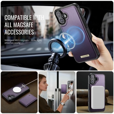 „CASEME“ Wallet kaaned - lilla (iPhone 17)