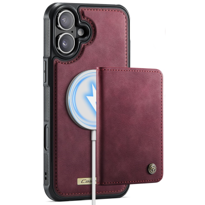 „CASEME“ Wallet kaaned - burgundia (iPhone 17)