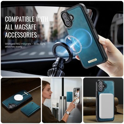 „CASEME“ Wallet kaaned - roheline (iPhone 17)