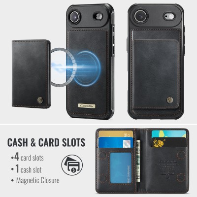 „CASEME“ Wallet kaaned - must (iPhone Air)