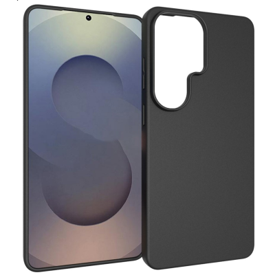 „Xhomet“ Kõva silikoon (TPU) ümbris – must (Galaxy S26 Ultra)