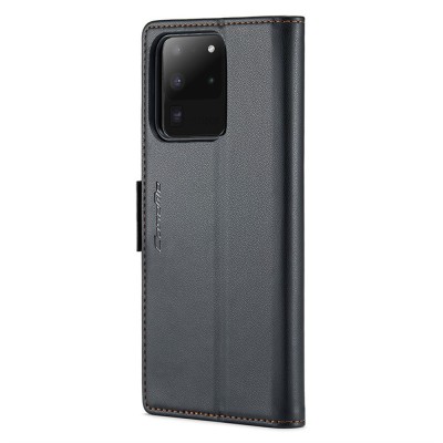"CaseMe" Leather tahke kaaned - must (Galaxy S20 Ultra)