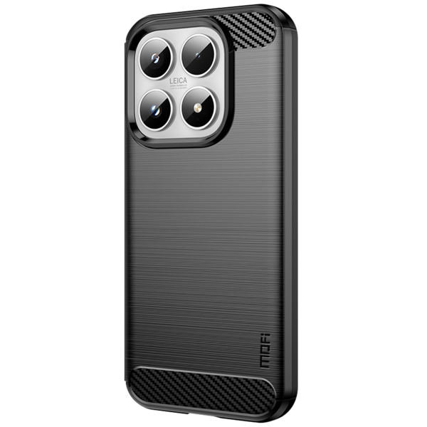 „Mofi“ Carbon Kõva silikoon (TPU) kaaned - must (Xiaomi 17)