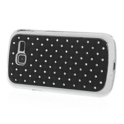 Samsung Galaxy Trend Lite S7390 (S7392) elegantiškas juodas dėklas su blizgučiais / Priedai.lt